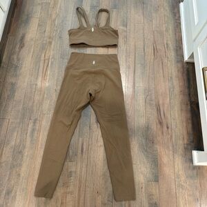 FP Movement by Free People Tan Activewear Set